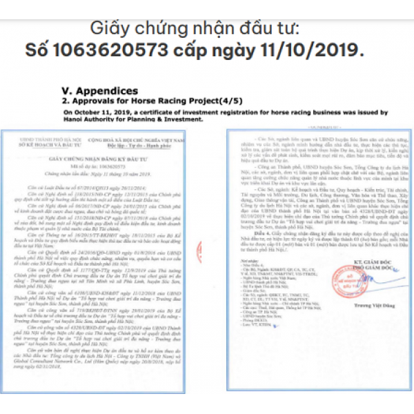 Giấy chứng nhận đầu tư