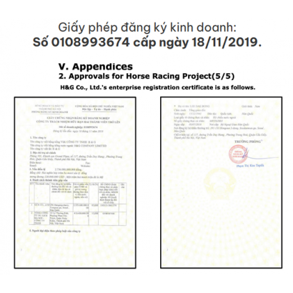 Giấy phép đăng ký dinh doanh